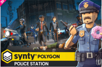 Police Station Pack – Synty POLYGON – Stylized Low Poly Assets – Free Download