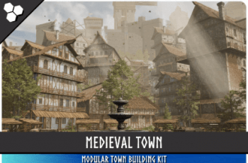 Modular Medieval Town (Medieval Town, Medieval Village) – Free Download