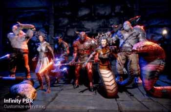 RPG Fantasy Monster Bundle #6 – 4 RPG / Fantasy Characters – Free Download