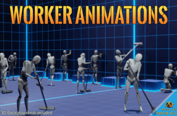 Worker animations (Motion Cast#08 Vol.1) – Free Download