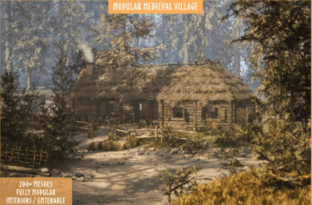 Modular Medieval Village (Village, Medieval Village, Medieval Town, Town) – Free Download