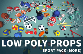 More 3D Sport Low poly models – Free Download