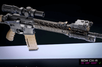 SOW CIX-R Assault Rifle – Models and Textures – Free Download