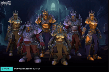 Stylized Fantasy Dungeon Knight Outfit – Free Download
