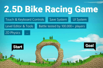2.5D Bike Racing Game Template – Free Download