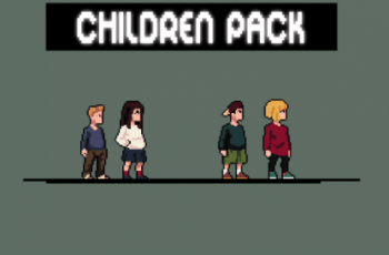 Children Sprite Sheet Pixel Art Pack – Free Download