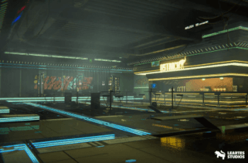 Cyberpunk Night Club Environment – Free Download