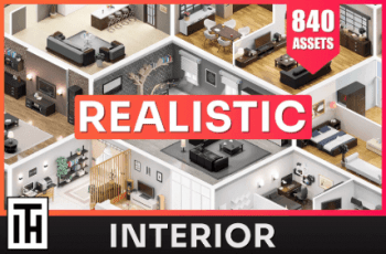 Interior Realistic – Low Poly 3D Models Pack – Free Download