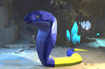 Low Poly Character – Cobra Snake – Fantasy RPG – Free Download