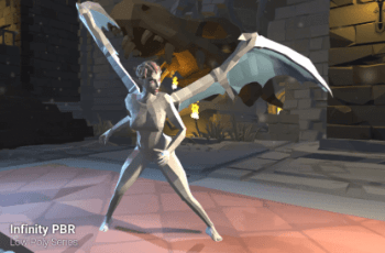 Low Poly Character – Demoness – Fantasy RPG – Free Download