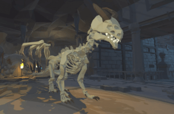 Low Poly Character – Dragon Skeleton – Fantasy RPG – Free Download