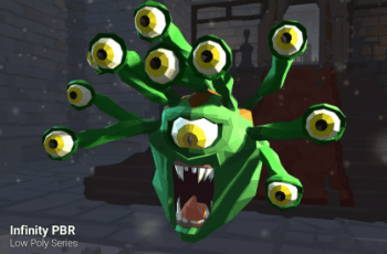Low Poly Character – Gazer – Fantasy RPG – Free Download