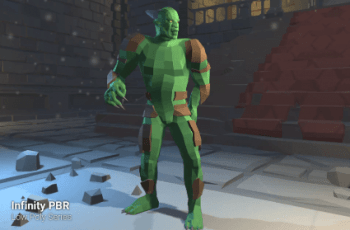 Low Poly Character – Golem – Fantasy RPG – Free Download