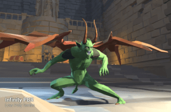 Low Poly Character – Imp – Fantasy RPG – Free Download