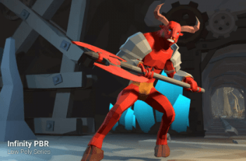 Low Poly Character – Minotaur – Fantasy RPG – Free Download