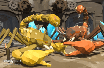 Low Poly Character – Scorpion – Fantasy RPG – Free Download