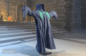 Low Poly Character – Weeper – Fantasy RPG – Free Download
