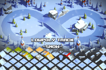 LowPoly Track – Snow – Free Download