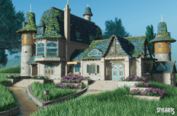 Stylized Azure Hillside – Free Download