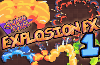 Super Pixel Explosion FX Pack 1 (Pixel Art Effect Animations) – Free Download
