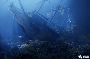 Underwater Sunken Ship Environment – Free Download