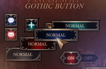 Gothic Button Set – Free Download