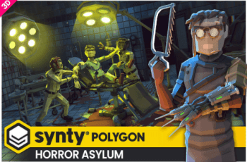 Horror Asylum Pack – Synty POLYGON – Stylized Low Poly Assets – Free Download