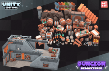 KayKit – Dungeon Remastered Pack (for Unity) – Free Download