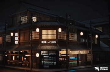 Ramen Restaurant Environment – Free Download