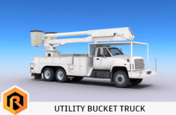 Utility Bucket Truck – Free Download