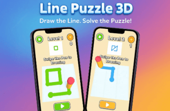 Line Puzzle 3D – Complete Puzzle Mobile Game Template – Free Download