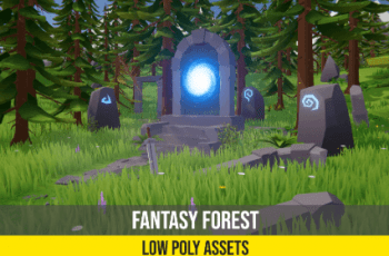 Low Poly Fantasy Forest – Free Download