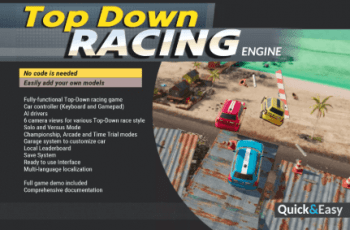 Top Down Car Racing Engine – Free Download