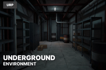 Underground – Modular Abandoned Basement & Bunker Environment URP – Free Download