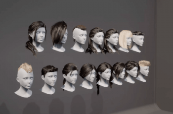 G2: Hair Cards Collection 01 – Free Download