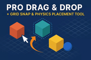 Pro Drag & Drop + Grid Snap & Physics Placement Tool – Free Download