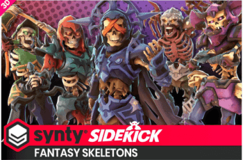 Fantasy Skeletons – Sidekick Modular Characters by Synty – Free Download