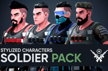 Soldier Pack – Stylized Modular Character – Free Download