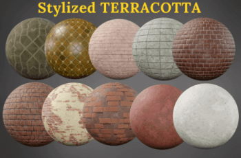 Stylized Terracotta Materials – Free Download