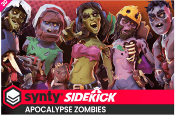 Apocalypse Zombies – Synty Sidekick Modular Characters – Free Download