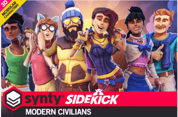 Modern Civilians – Sidekick Modular Characters by Synty – Free Download