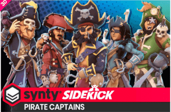 Pirate Captains – Sidekick Modular Characters by Synty – Free Download