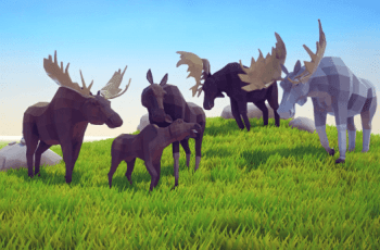 Poly Art: Moose – Free Download