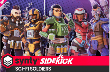 Sci-Fi Soldiers – Sidekick Modular Characters by Synty – Free Download