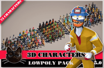 3D Characters Lowpoly Pack – Mega Bundle – Dev Community 3D Characters Lowpoly Pack – Mega Bundle – Dev Community