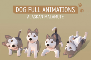 DOG Full Animations – Alaskan Malamute – Free Download DOG Full Animations – Alaskan Malamute – Free Download