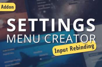 Settings & Options Menu Creator – Input Rebinding Addon – Free Download
