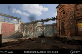 Abandoned Factory Buildings – Day/Night Scene – Free Download Abandoned Factory Buildings – Day/Night Scene – Free Download