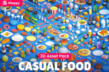 Casual Food – Low Poly 3D Models Pack – Free Download Casual Food – Low Poly 3D Models Pack – Free Download