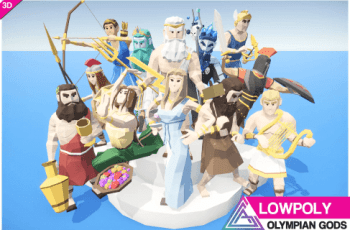 LOWPOLY – Olympian Gods – Free Download LOWPOLY – Olympian Gods – Free Download